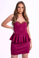 Spike Bust Peplum - Mirror Image Style