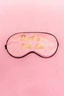 Pink Satin Sleep Eye Mask