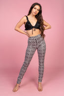 Monochrome Pattern Leggings