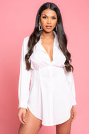 White Shirt Dress