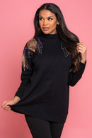 Shoulder Detail Jumper