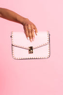 Pink Studded Bag