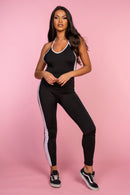 Black Loungewear Jumpsuit