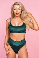 Green High Waist Bikini