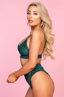 Green High Waist Bikini