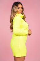 Neon Jumper Dress
