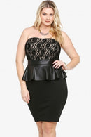 Lace Peplum - Mirror Image Style